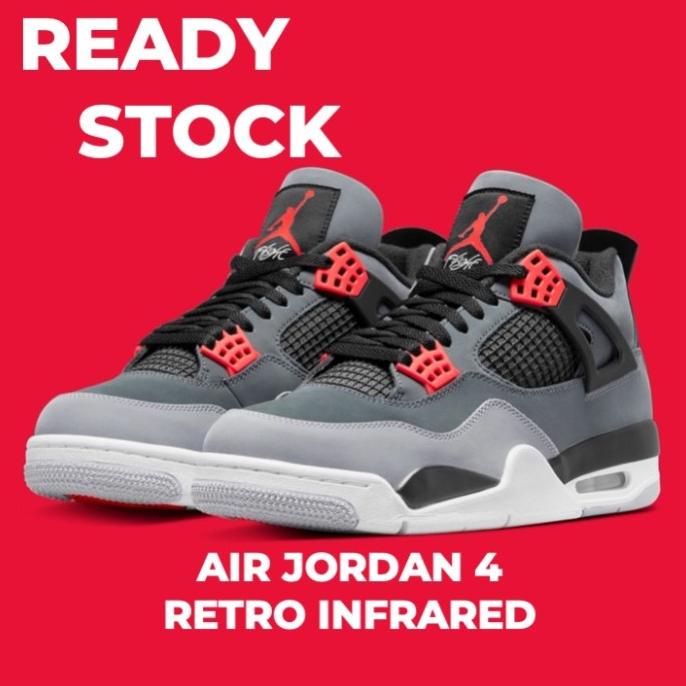 SEPATU PRIA NIKE AIR JORDAN 4 RETRO INFRARED EL09I09A82L