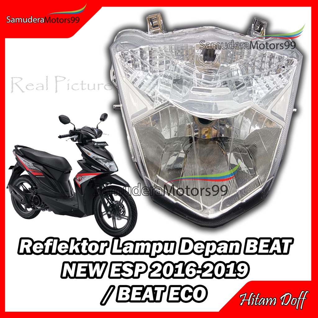 REFLEKTOR LAMPU DEPAN BEAT ESP 2016-2019 / LAMPU DEPAN BEAT ECO
