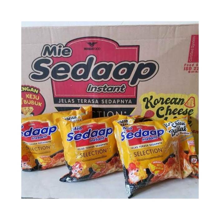 

Mie Sedaap Korean Cheese Buldak mi sedap enak dan murah (1 dus 40 pcs) Best Seller