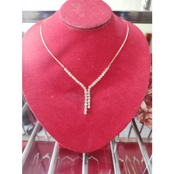 Tura/Kalung berlian model mancur