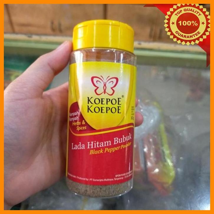 

(SUHA) KOEPOE KOEPOE LADA HITAM BUBUK/ BLACK PEPPER POWDER 83GR