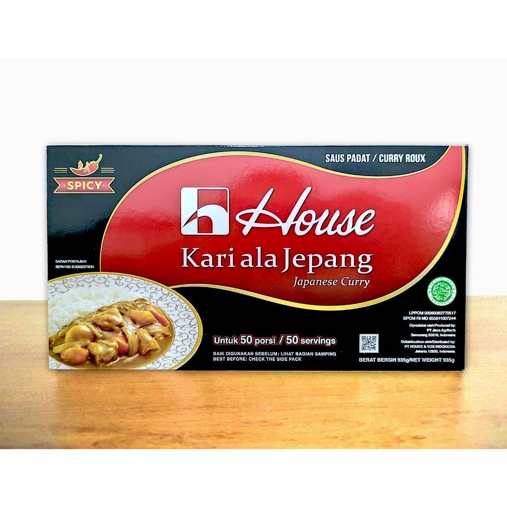 

House Kari Ala Jepang Spicy/ Kari Pedas Roux / Bumbu Padat 935 Gr - C727 Best Seller