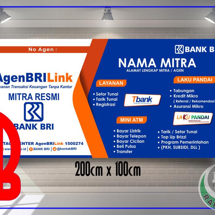 Spanduk /Banner | Agen Brilink Ukuran 2M X (60Cm-100Cm)