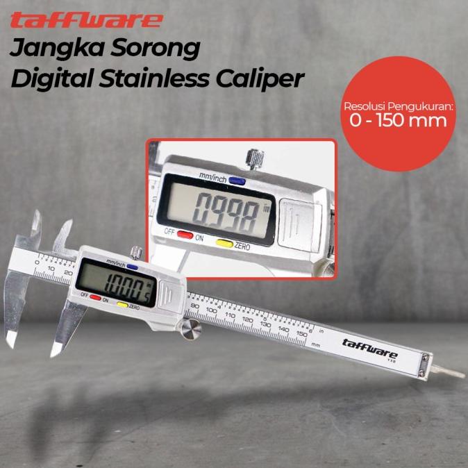 jangka sorong digital besi TAFFWARE sigmat digital stainless steel