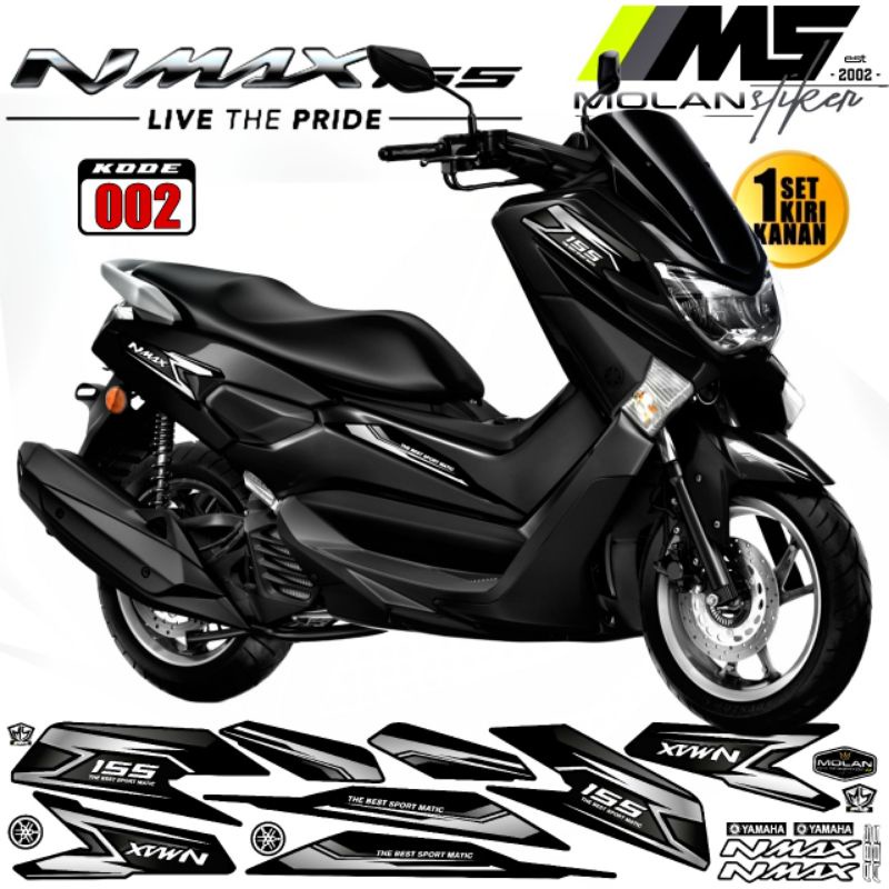 Decal Sticker Striping Variasi NMAX 155 Lama /Nmax 155 Old Nmax 2015-2016-2017-2018-2019 /Yamaha Nma