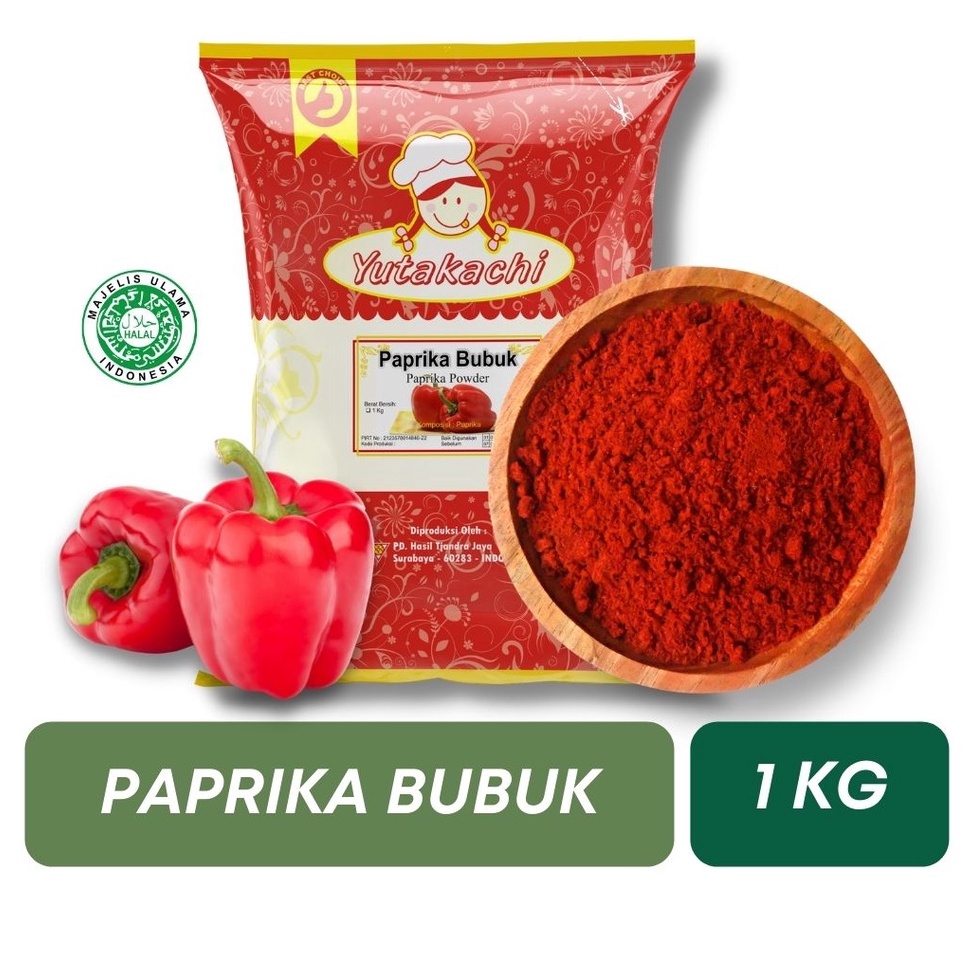 

Kirim sekarang Paprika Bubuk Super 1Kg / Paprika Merah Bubuk Import / Red Pepper Powder / Bell Pepper Powder / Bumbu Rempah Yutakachi / Bumbu Rempah Bubuk Pusat Bumbu VTH