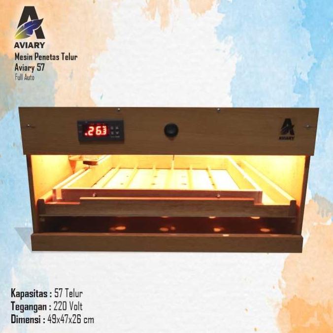 Ready Stok Mesin Penetas Telur Aviary 50 Kapasitas 50 Telur Terbaik