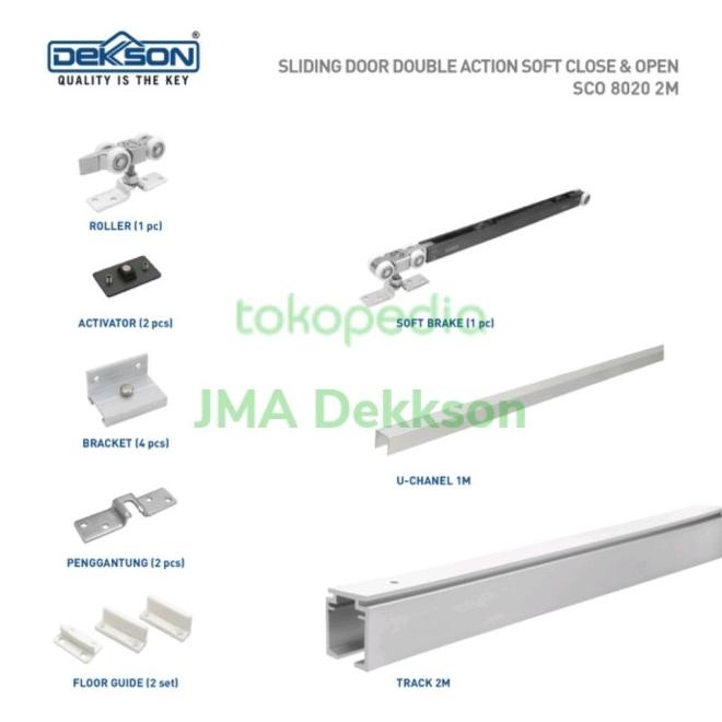 Rel Sliding Door Double Action Soft Close & Open