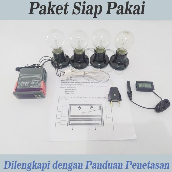 New Paket Siap Pakai Mesin Penetas Telur Otomatis / Mesin Tetas Telur