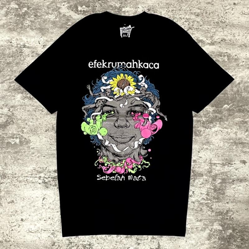 [COD] Efek Rumah Kaca - Sebelah Mata Tshirt - Black
