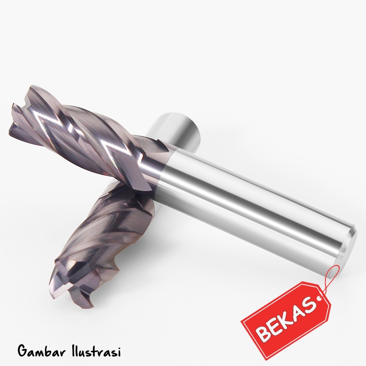 Endmill 10 Bekas Layak Pakai Endmill Bekas Bor Mill 10 Bekas Endmill Carbide 10