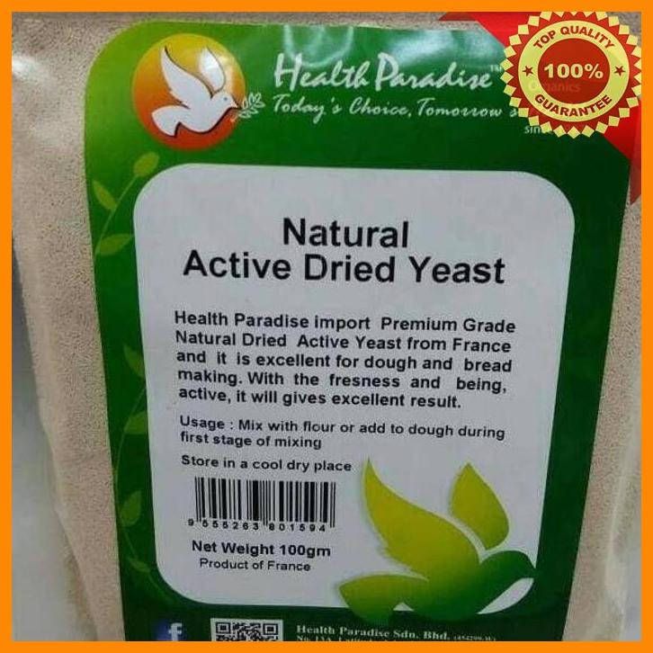 

(KSKS) NATURAL ACTIVE DRIED YEAST 100GR