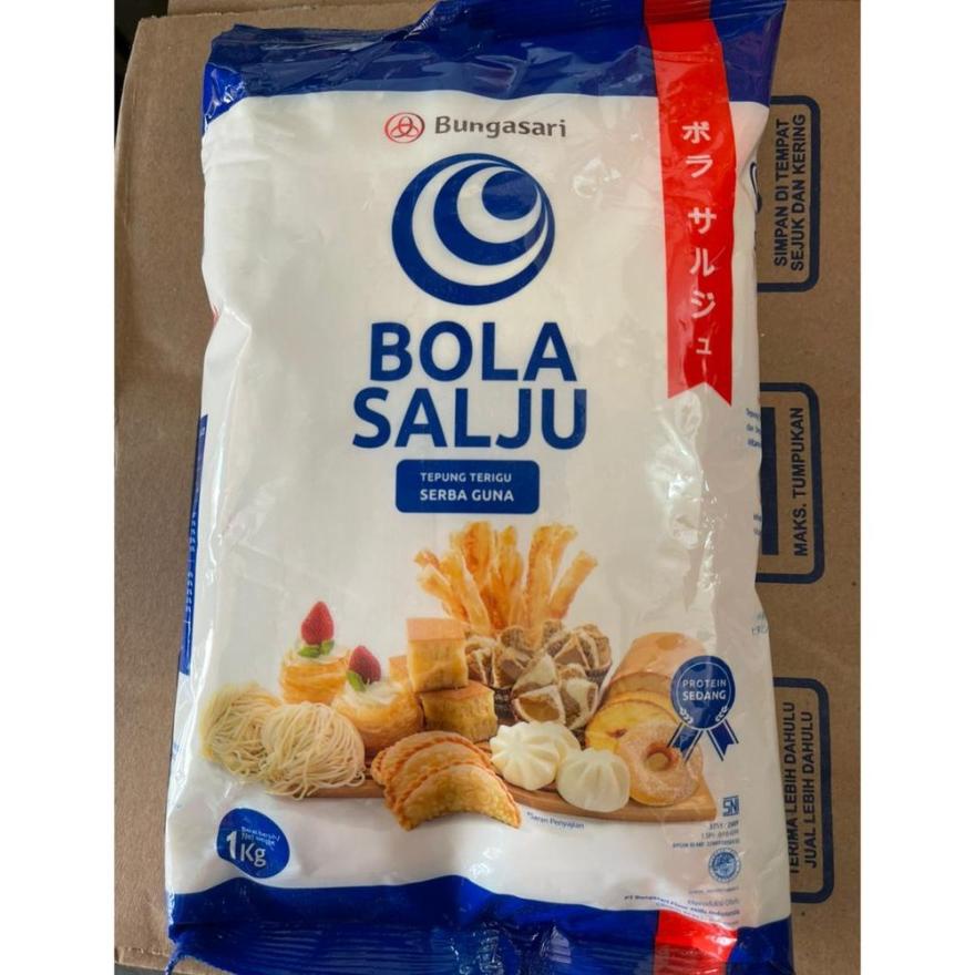 

Tepung Terigu Bola Salju 10x1kg - Tepung Terigu Bola Protein Sedang Best Seller
