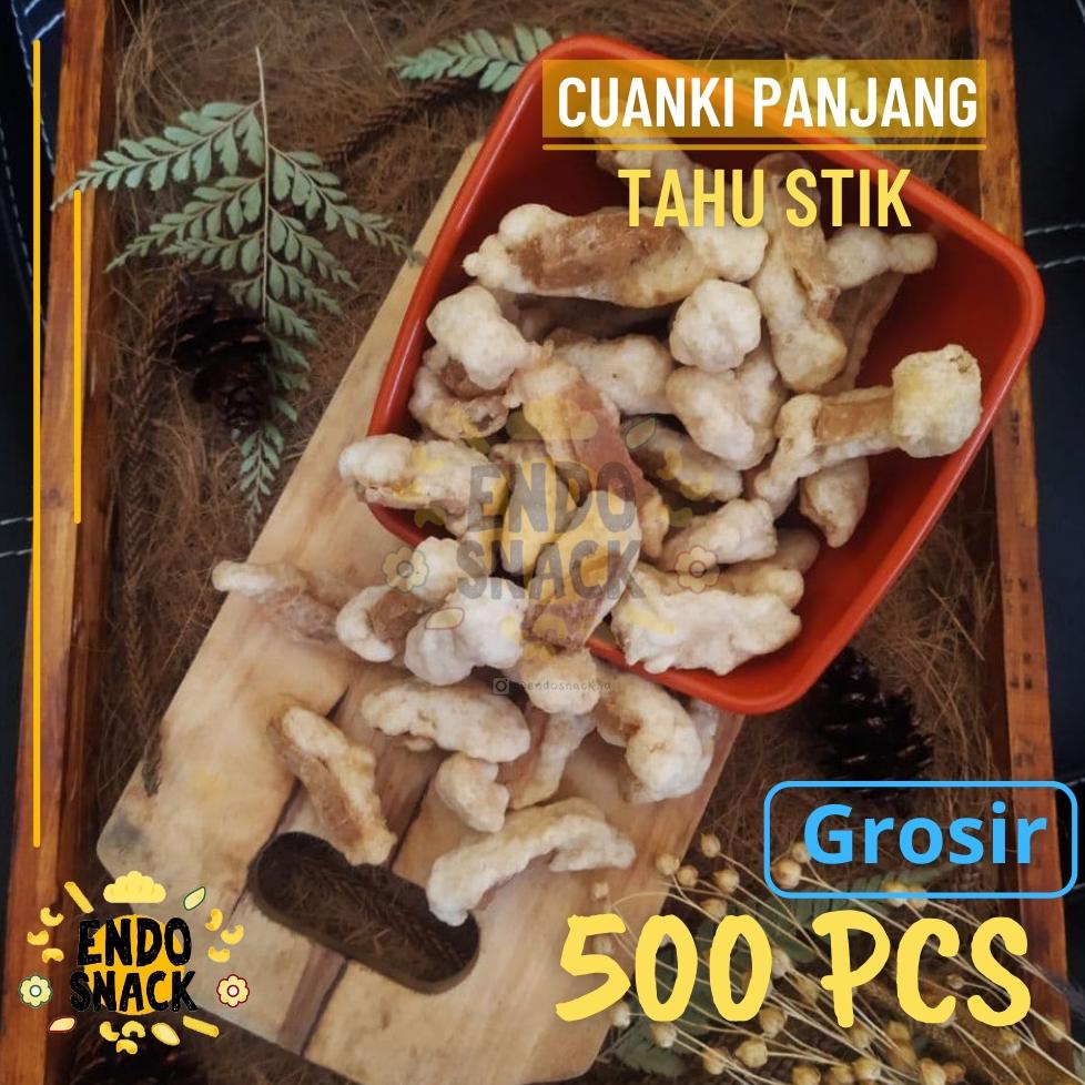 

500 pcs CUANKI PANJANG Cuanki Tahu Stik, Topping Baso Aci, Seblak Best Seller