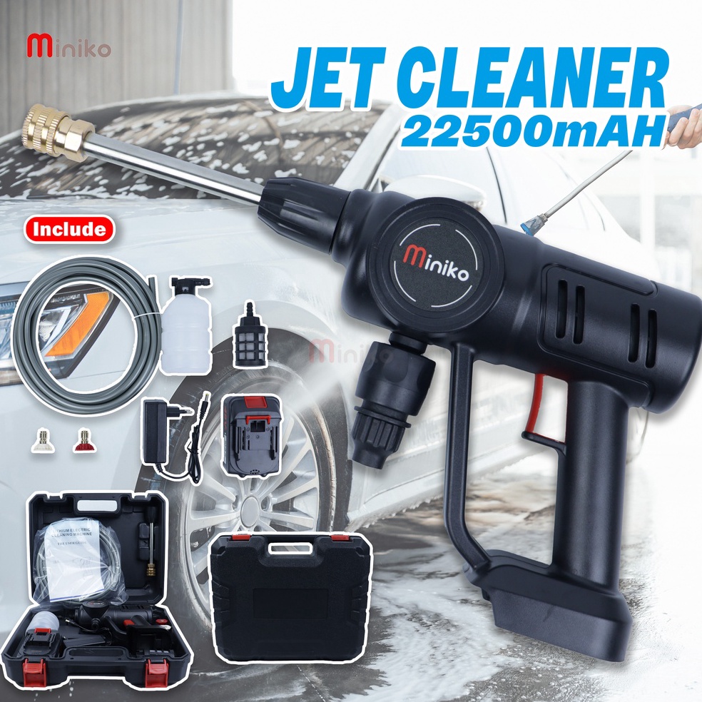 VIRAL Cordless Jet Cleaner Alat Cuci Motor Mobil Miniko