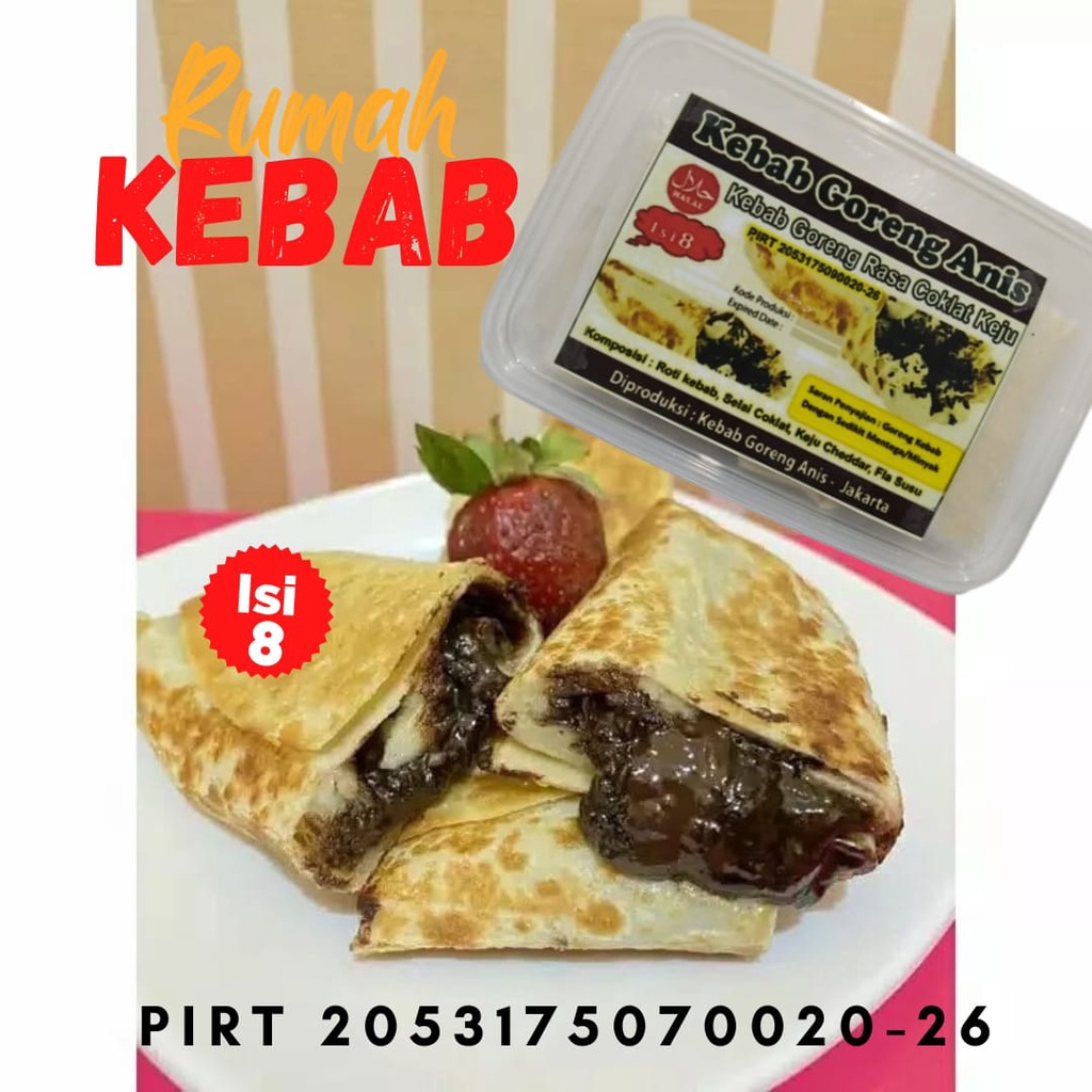 

KEBAB FROZEN MINI RASA COKLAT SUSU KEJU