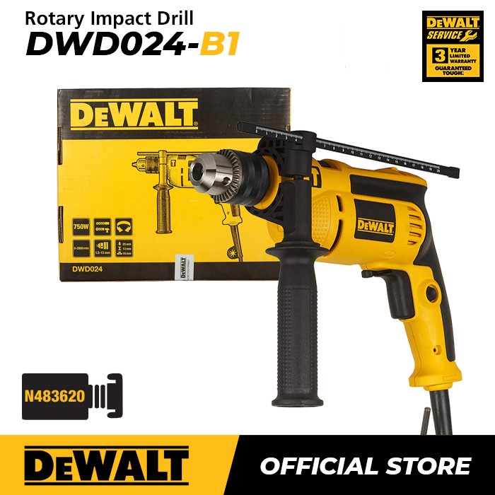 Terlaris Dewalt Impact Drill / Bor Impact Listrik 650W 13Mm Dwd024