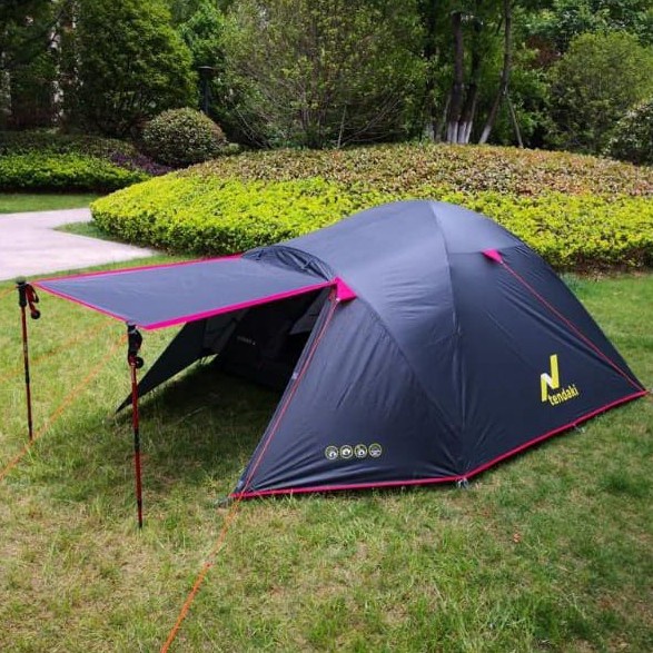 tenda camping 4- 5 orang double layer TENDAKI BORNEO