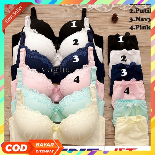 Sport Bra & Cd Set Sexy Wanita Bra Pakaian Dalam t Celana Dalem Lembut Halus Sport Bra Bra Set (Bra+