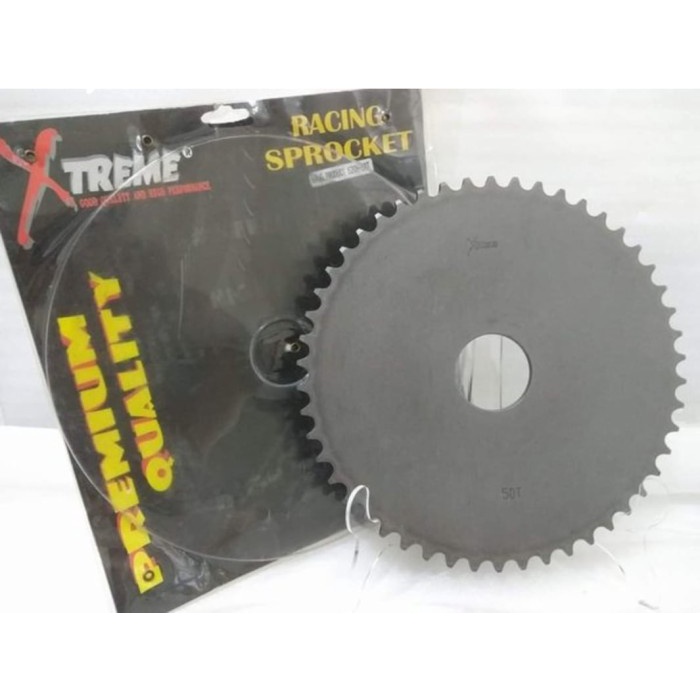 XTR Xtreme Racing Gear Bahan Gir Mentah Buta Baja 520 46 47 48 49 50