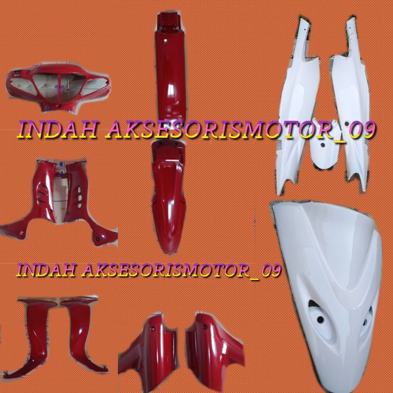 Body full  Bodi halus satria hiu merah putih