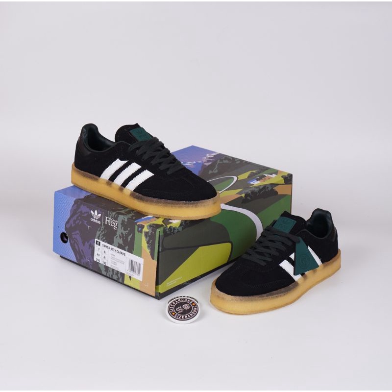 Sepatu Adidas Samba X Ronni Fieg Reveals Kith X Chalk Black Gum