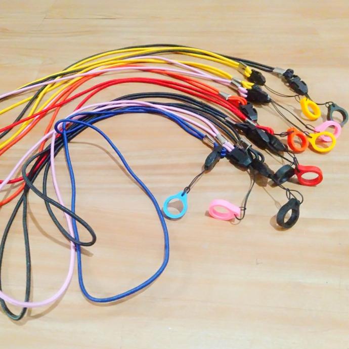

:=:=:=:=] Lanyard Gantungan O Ring 13 device Umiversal Warna Warni