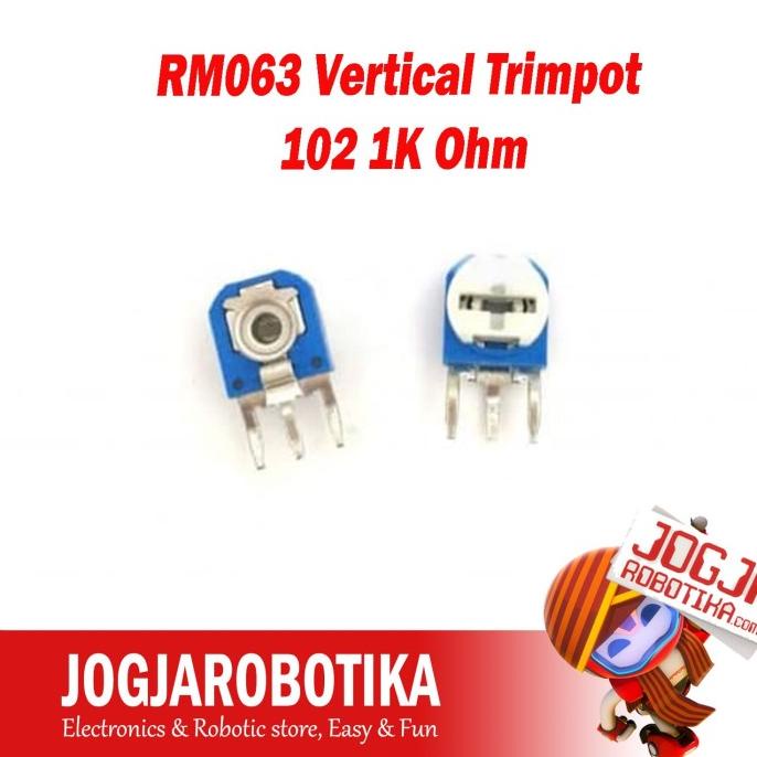 RM063 Vertical Trimpot 102 1K Ohm jogjarob07