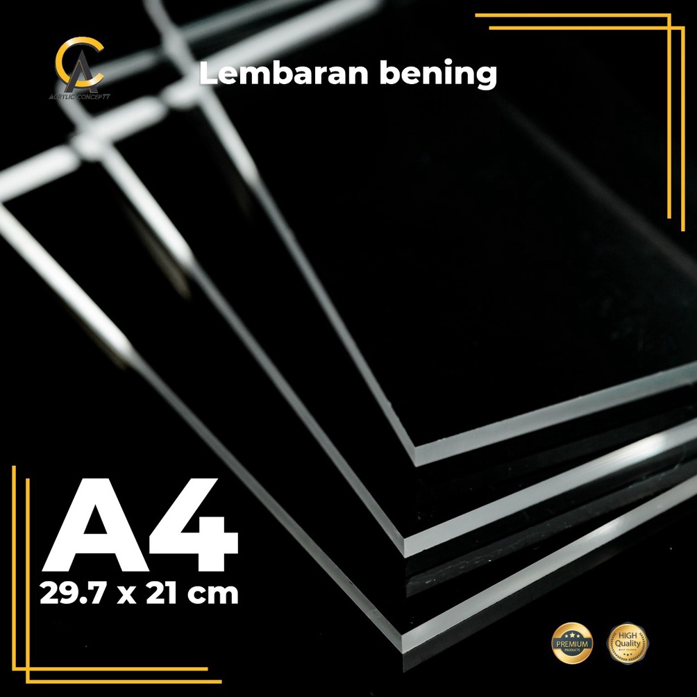 69 Lembaran Akrilik A4 / Lembaran Acrylic A4 / Akrilik Bening / Akrilik Putih Solid / Akrilik Hitam Solid / Akrilik Putih Susu y8hbi