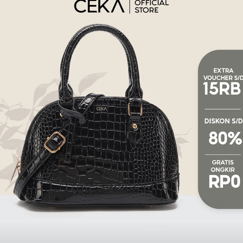 MENARIK CEKA Tas Selempang Wanita Import Croco Hand Bag Terbaru Kekinian Original Branded - Sophie A