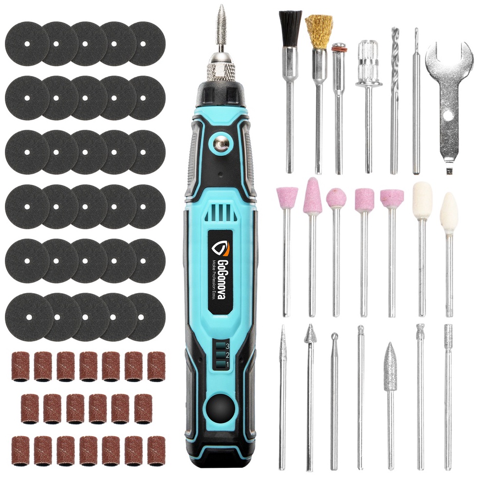 TERMURAH|| Hyderson Bor Mini Grinder Set 4V Mini Drill 3 Kecepatan 72 Aksesoris Alat Ukir Grafir 150