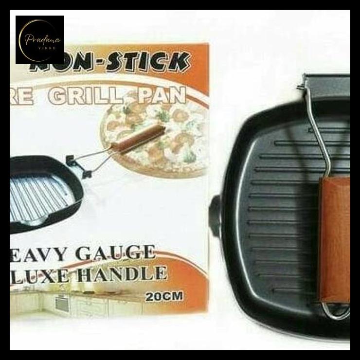 pradanavikke Xinmao Square Grill Pan / Teflon bentuk kotak non stick frying