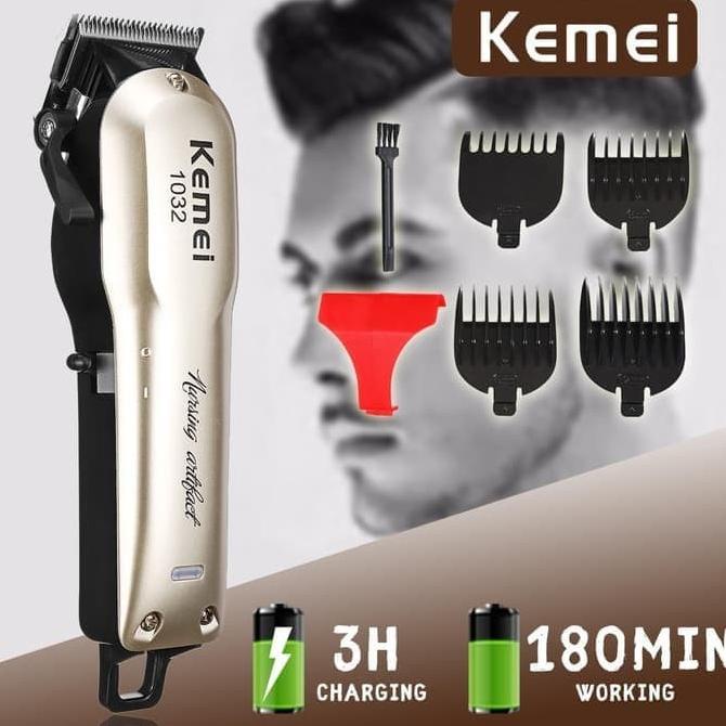 Alat Cukur Rambut Kemei Km 1032 Clipper Kemei Km1032 Professional