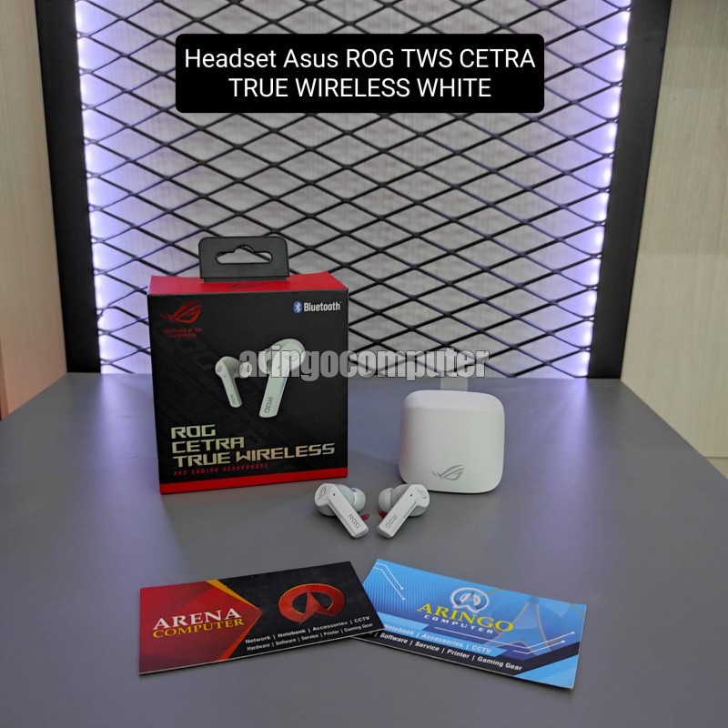 Headset Asus ROG TWS CETRA TRUE WIRELESS WHITE