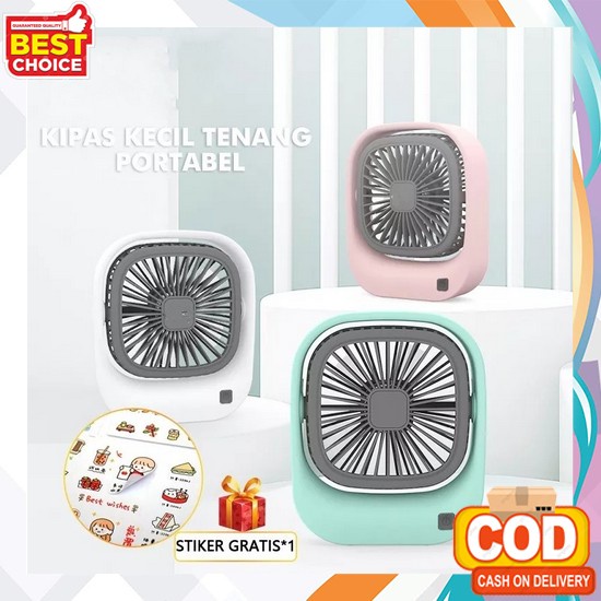 Kipas Angin Tangan Stand Portable | Colorful Jelly Fan | Mini Fan Portable | Kipas Desktop | Kipas A