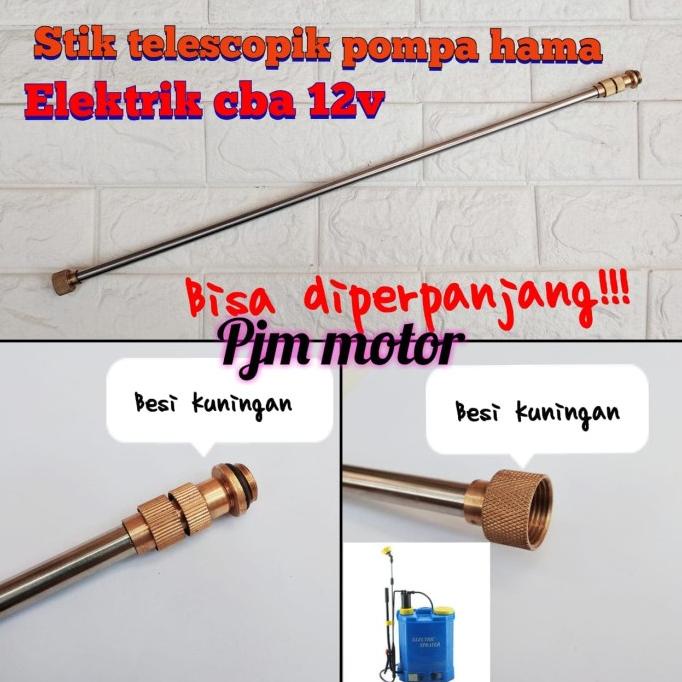 "'''] Stik Teleskopik Pompa Sprayer Semprot Hama Elektrik 12V cba Kuningan