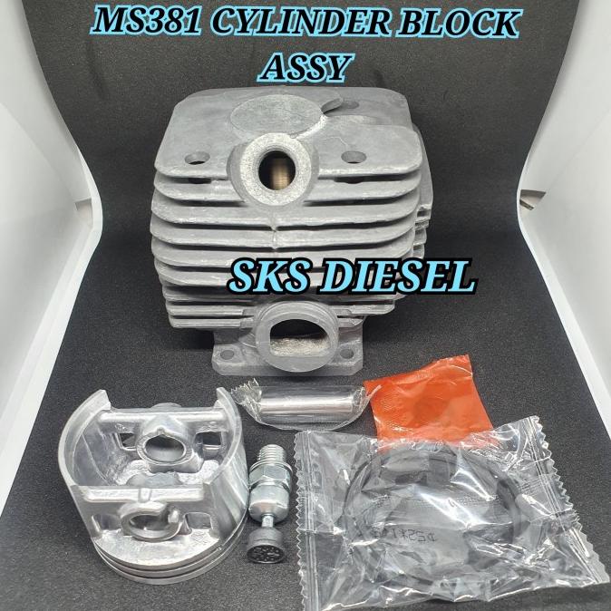 %$%$%$%$] MS381 MS 381 Cylinder Block Assy Boring Bambu Blok Komplit Senso STIHL