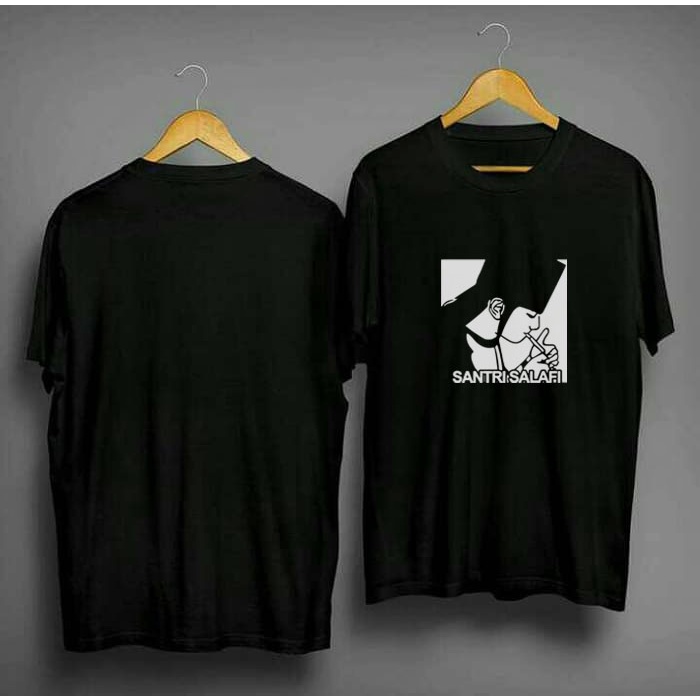HOT PRODUK PROMO  Kaos Baju Distro SANTRI SALAFI V2 Cotton Combed 30s Premium Kaos Sablon Keren Mura