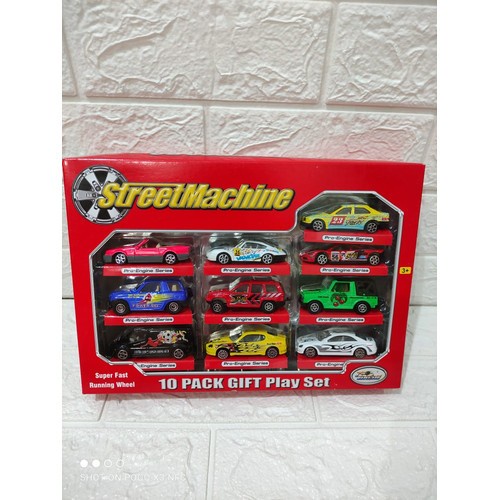 PROMO STREET MACHINE DIE CAST MAINAN ANAK 10 PCS TERMURAH