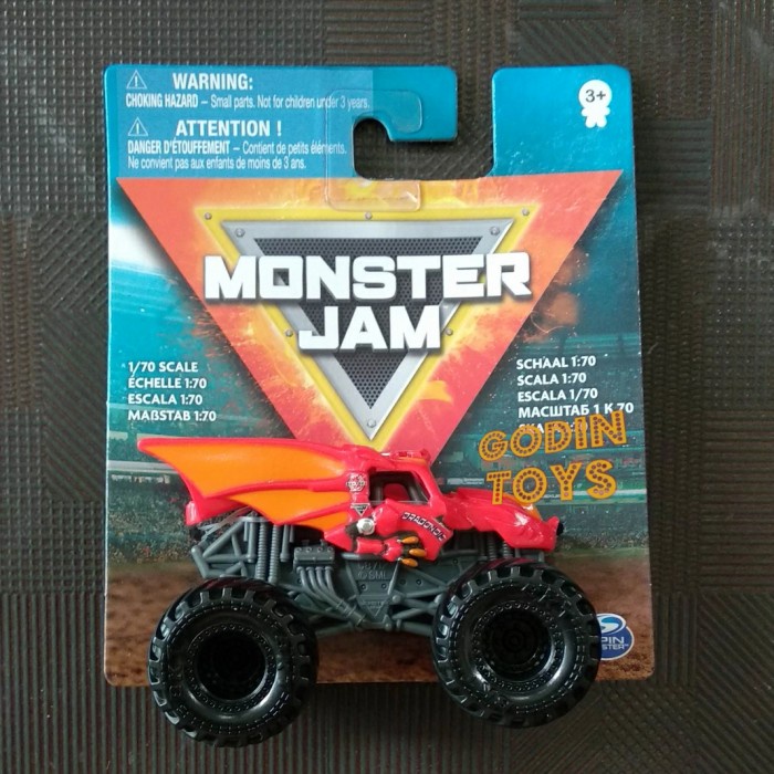 MUST HAVE MONSTER JAM DRAGONOID BAKUGAN1/70 MINIS MINI ORIGINAL SPIN MASTER TERBARU