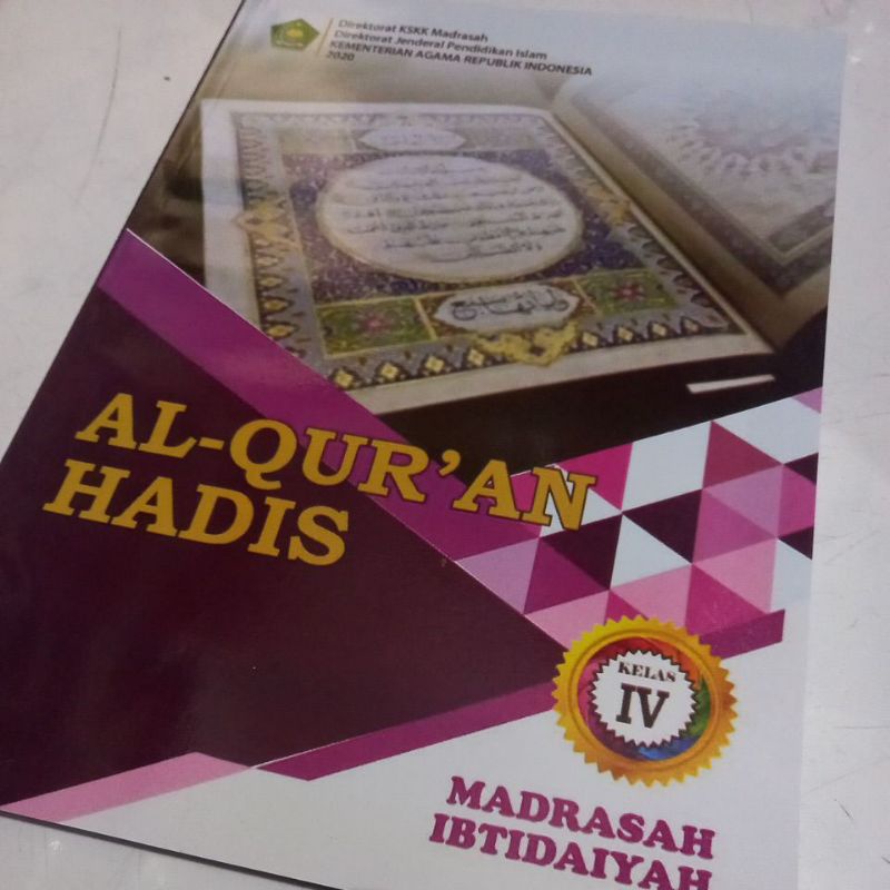 

buku siswa Al quran hadis kls 4 MI kma