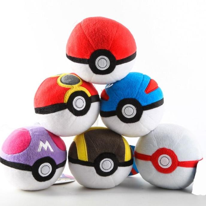 Boneka Pokemon Poke Ball Original Tomy