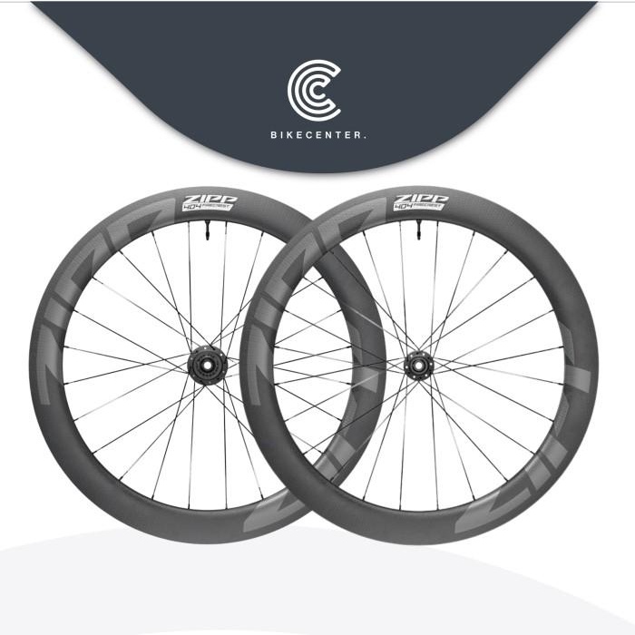 Terlaris Zipp Wheelset 404 Firecrest Tubeless Disc Brake Centerlock