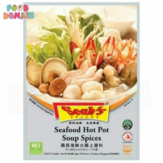 

:0:0:0] Seah Seafood Hot Pot Soup Spices 28g - Bumbu Kuah Seafood Hot Pot