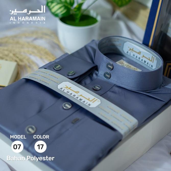 Gamis Al Haramain/jubah Haramain premium manset