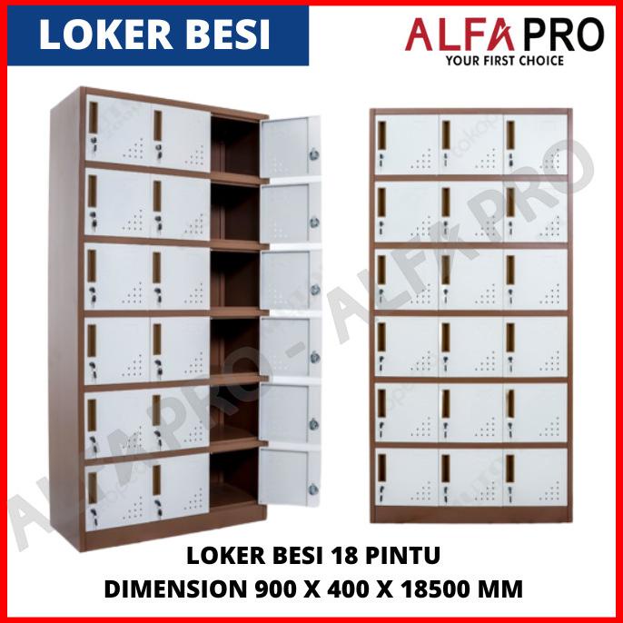 

Loker besi Locker Besi 18 Pintu - Lemari Locker Besi Murah ---NEW READY---