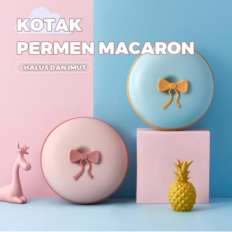 Holiven Macaron Buah Kering Piring Dengan Penutup Kotak Buah Kering Kotak Permen Ruang Tamu Meja Teh Biji Melon Kotak Makanan Ringan Piring Permen