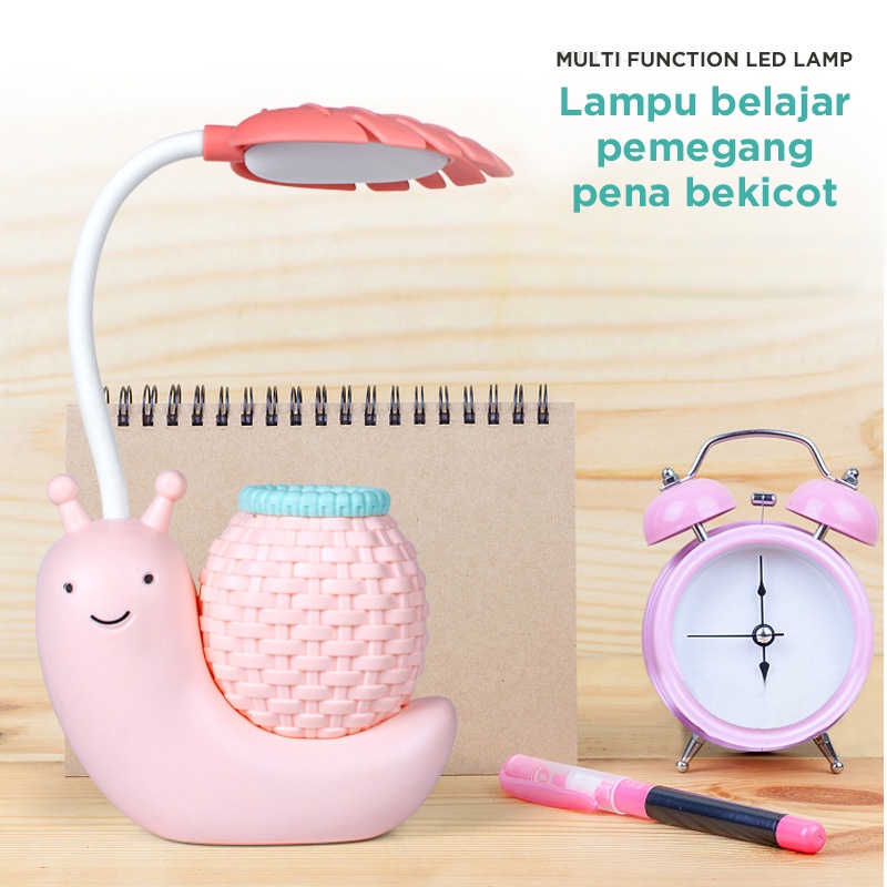 Holiven Lampu Meja Bentuk Siput