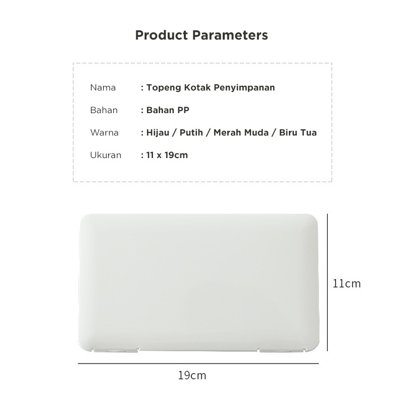 Holiven Kotak penyimpanan masker