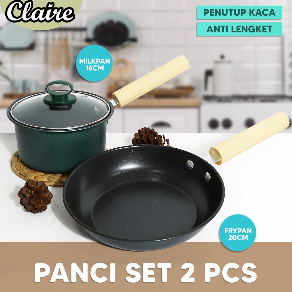 HARGA TERMURAH PANCI 2 SET TERBARU / PANCI SET ANTI LENGKET